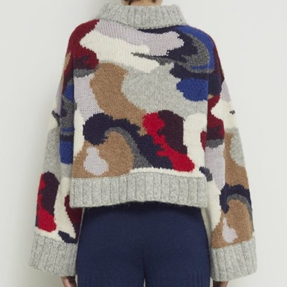 ELEVEN SIX Alpaca Bell Sleeve Turtleneck Sweater - Picture 5 of 10